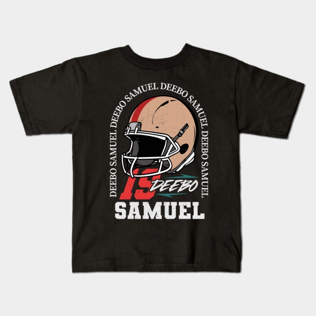 Deebo Samuel Vintage Kids T-Shirt by Mandegraph